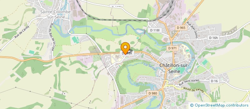 localisation de l'entreprise MADAME MANON CHARDON  CHATILLON-SUR-SEINE