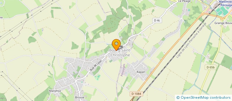 localisation de l'entreprise MADAME MANON CHARONDIERE  BOURG-SAINT-CHRISTOPHE