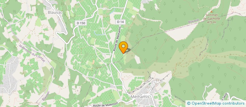 localisation de l'entreprise MADAME MANON CHASTEL  MALEMORT-DU-COMTAT