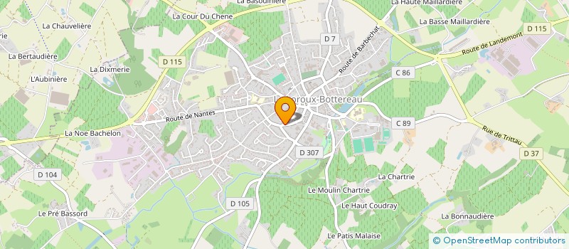 localisation de l'entreprise MADAME MANON CHAUVEAU à NANTES
