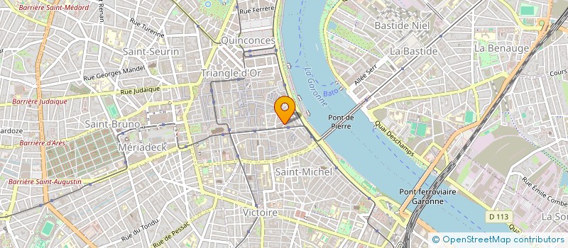 localisation de l'entreprise MADAME MANON CHAUVIN  BORDEAUX