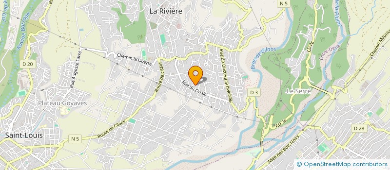 localisation de l'entreprise MADAME MANON CHAYRE  SAINT-LOUIS