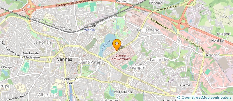 localisation de l'entreprise MADAME MANON CHEDALEUX à VANNES