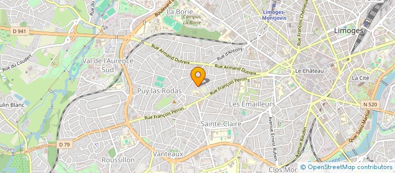 localisation de l'entreprise MADAME MANON CHEDEVILLE  LIMOGES