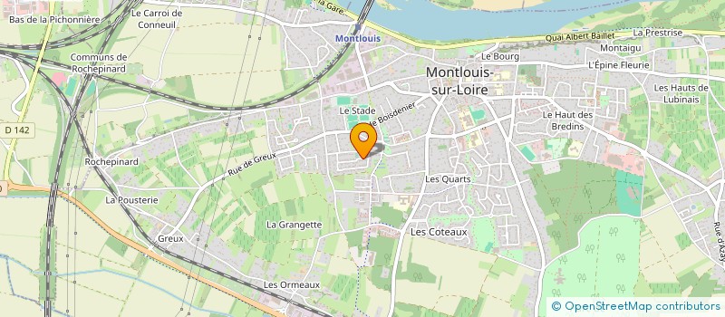 localisation de l'entreprise MADAME MANON CHERPEAU  MONTLOUIS-SUR-LOIRE