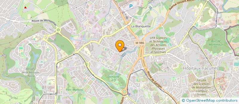 localisation de l'entreprise MADAME MANON CHEVALIER  MONTPELLIER