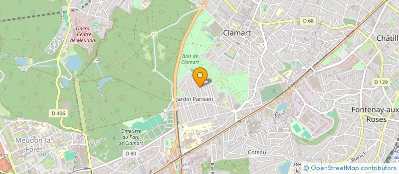 localisation de l'entreprise MADAME MANON CHEVALLIER à CLAMART