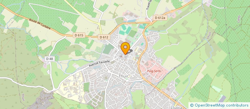 localisation de l'entreprise MADAME MANON CHEVARIN  PERPIGNAN