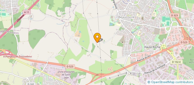 localisation de l'entreprise MADAME MANON CHEVILLARD  SAINT-LEGER-DE-LINIERES