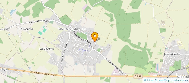 localisation de l'entreprise MADAME MANON CHEZEAUX  SEVRES ANXAUMONT
