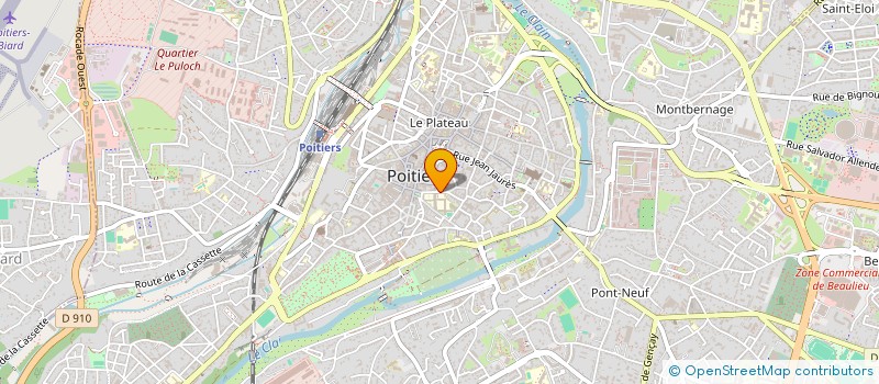 localisation de l'entreprise MADAME MANON CHIBRAC  POITIERS