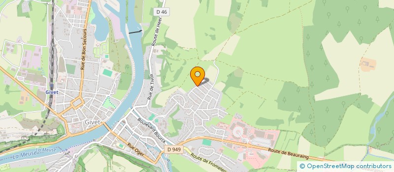 localisation de l'entreprise MADAME MANON CHICOIX  GIVET