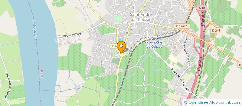localisation de l'entreprise MADAME MANON CHINI  SAINT-ANDRE-DE-CUBZAC