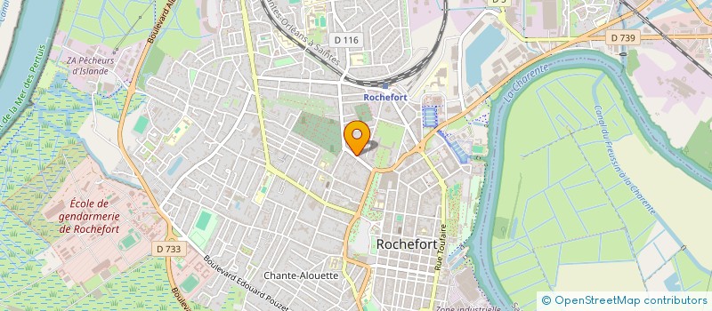 localisation de l'entreprise MADAME MANON CHOLLIER  ROCHEFORT