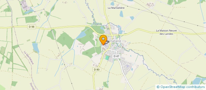 localisation de l'entreprise MADAME MANON CIBIEL-MARIN  LA MERLATIERE