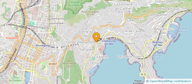 localisation de l'entreprise MADAME MANON CILIBERTI à VILLEFRANCHE-SUR-MER
