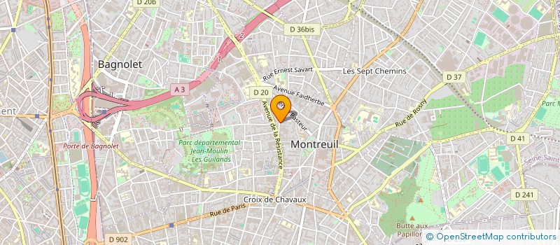localisation de l'entreprise MADAME MANON CLOTILDE COLIN à MONTREUIL