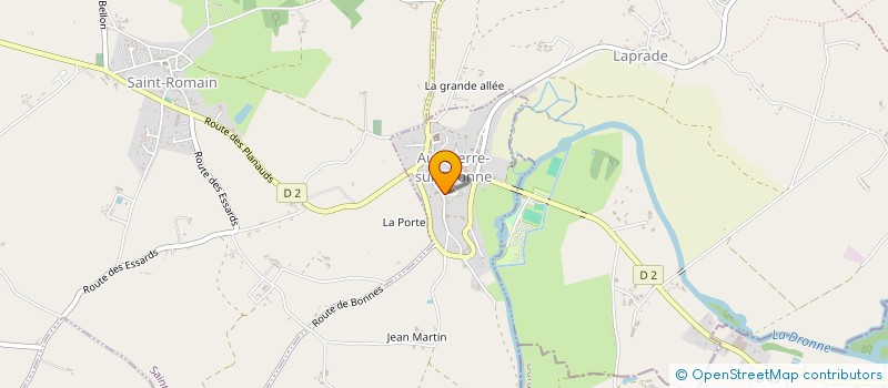 localisation de l'entreprise MADAME MANON CLOUZEAU à AUBETERRE-SUR-DRONNE