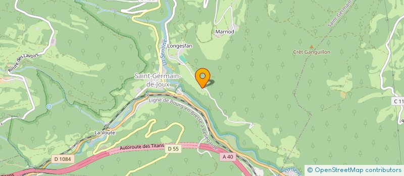 localisation de l'entreprise MADAME MANON COCHOIS  ST-GERMAIN-DE-JOUX