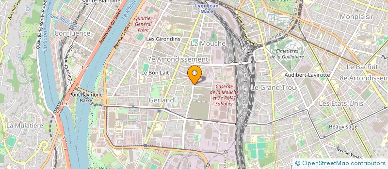 localisation de l'entreprise MADAME MANON COLLOMBAT  LYON