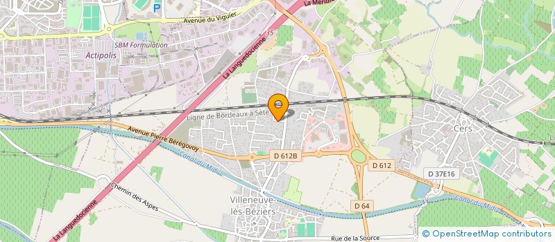 localisation de l'entreprise MADAME MANON COMBES à BEZIERS