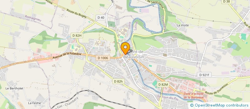 localisation de l'entreprise MADAME MANON COMMANDEUR  LE PONT-DE-BEAUVOISIN