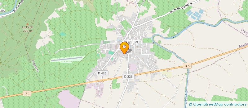 localisation de l'entreprise MADAME MANON CONSTANT  ARGELIERS