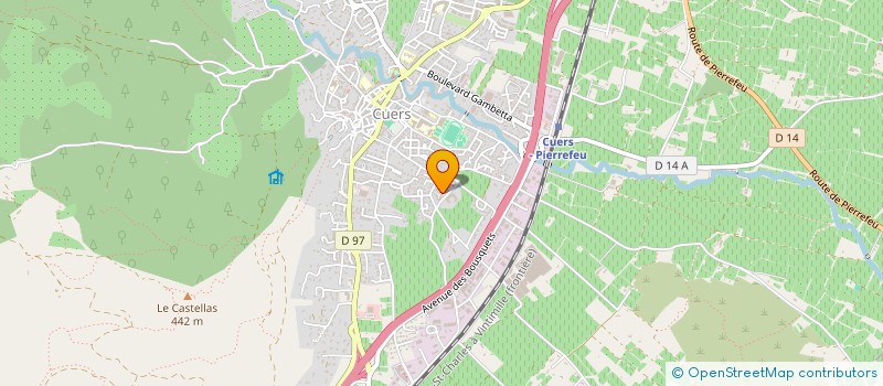 localisation de l'entreprise MADAME MANON COQUILLAT  CUERS