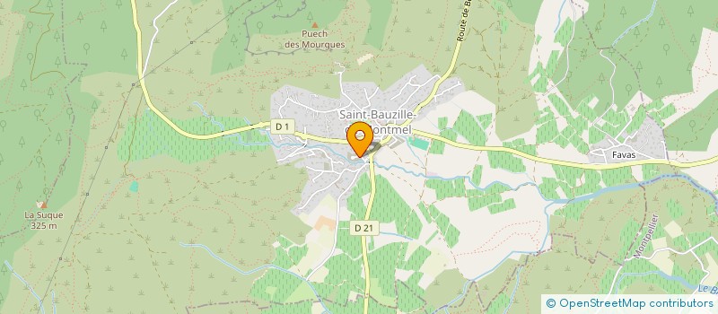 localisation de l'entreprise MADAME MANON CORBIN  SAINT-BAUZILLE-DE-MONTMEL