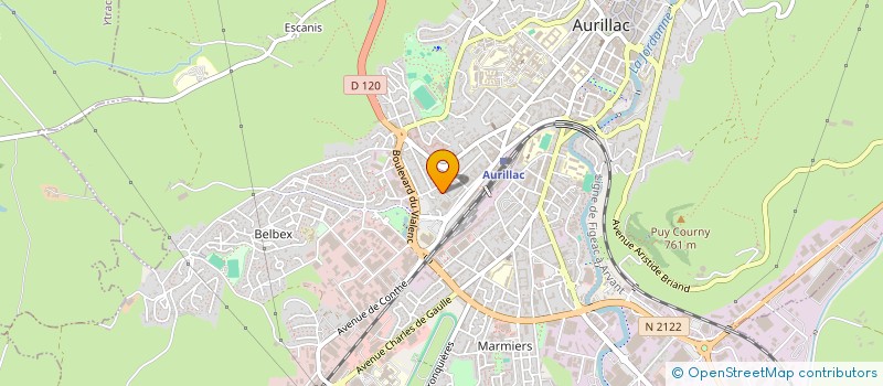 localisation de l'entreprise MADAME MANON CORREDOR à AURILLAC