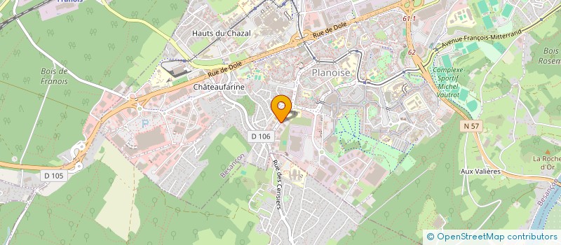 localisation de l'entreprise MADAME MANON CORVAISIE  BESANCON