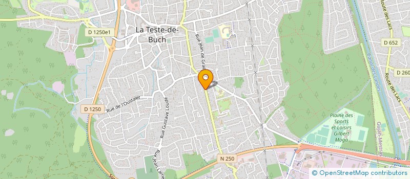 localisation de l'entreprise MADAME MANON COSSON à LA TESTE-DE-BUCH