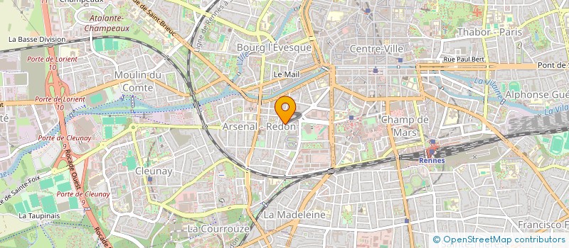 localisation de l'entreprise MADAME MANON COUTE  RENNES