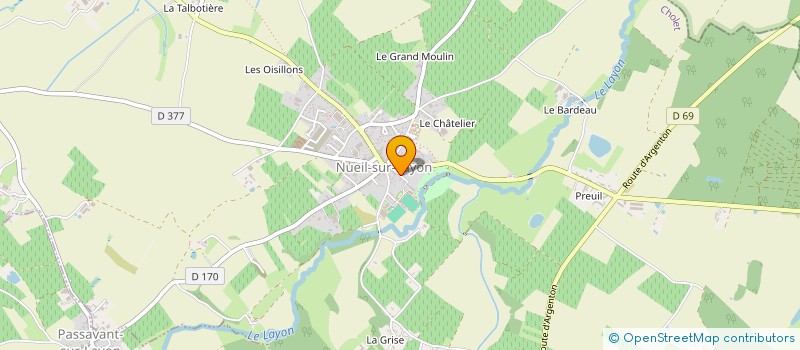 localisation de l'entreprise MADAME MANON COUTRET à LYS-HAUT-LAYON