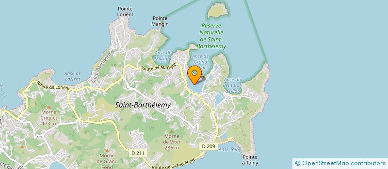 localisation de l'entreprise MADAME MANON CREPIN-LEBLOND à SAINT-BARTHELEMY