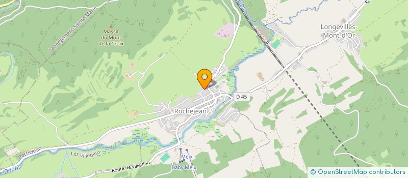 localisation de l'entreprise MADAME MANON CUBY  ROCHEJEAN