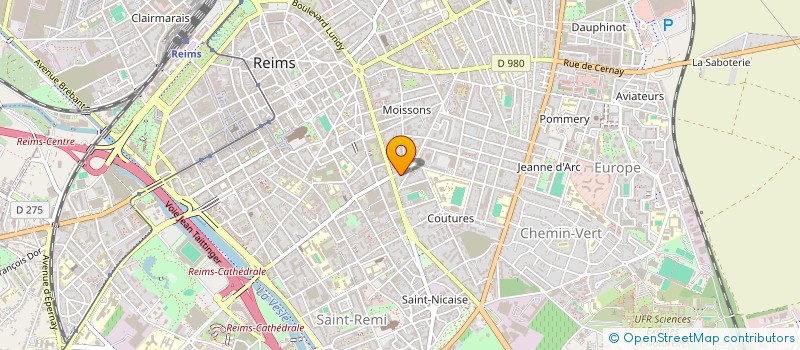 localisation de l'entreprise MADAME MANON DA SILVA  REIMS