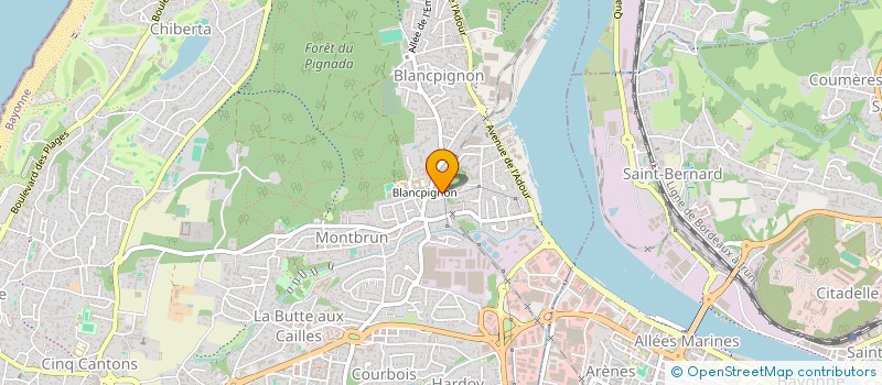 localisation de l'entreprise MADAME MANON DAMEME  ANGLET