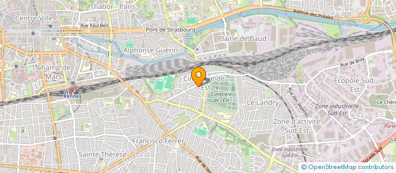 localisation de l'entreprise MADAME MANON DANIEL à RENNES