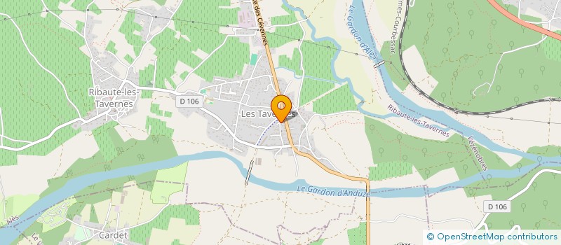 localisation de l'entreprise MADAME MANON DARAN  RIBAUTE-LES-TAVERNES