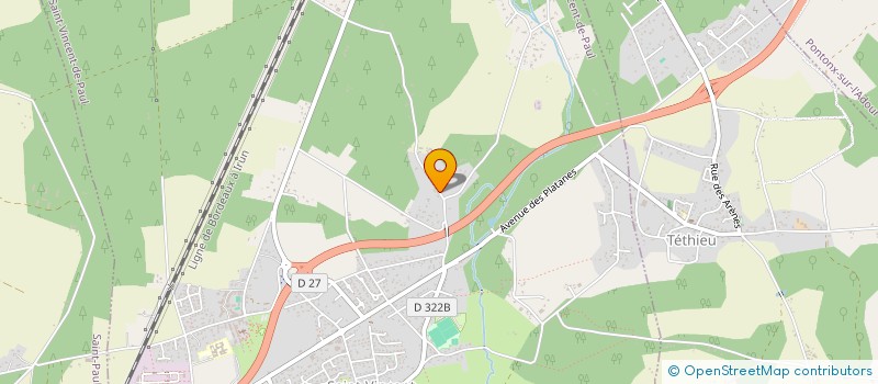 localisation de l'entreprise MADAME MANON DARBO  SAINT-VINCENT-DE-PAUL