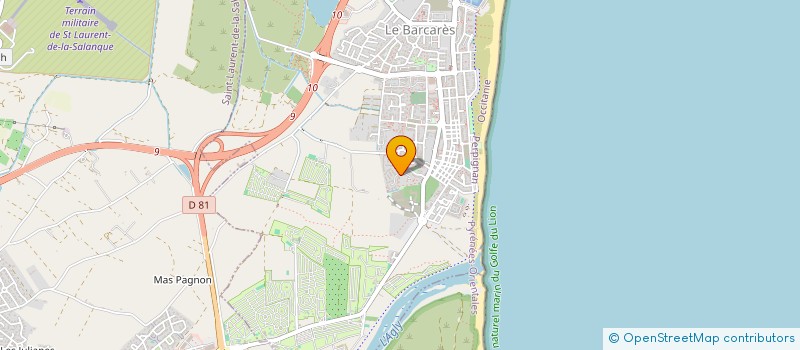 localisation de l'entreprise MADAME MANON DARCHEN  SAINTE-MARIE-LA-MER