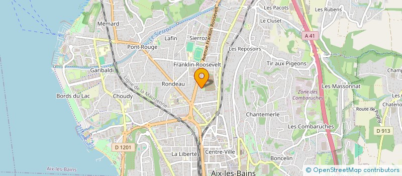 localisation de l'entreprise MADAME MANON DAUSSE  AIX-LES-BAINS