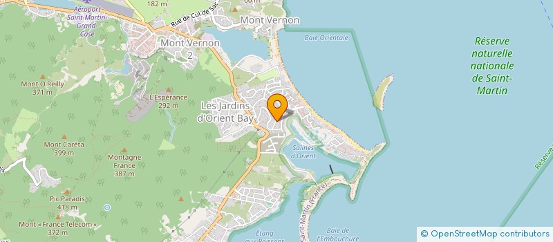 localisation de l'entreprise MADAME MANON DAUSSY  SAINT-MARTIN