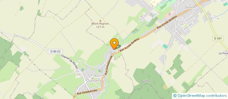 localisation de l'entreprise MADAME MANON DAVAINE  DIVION