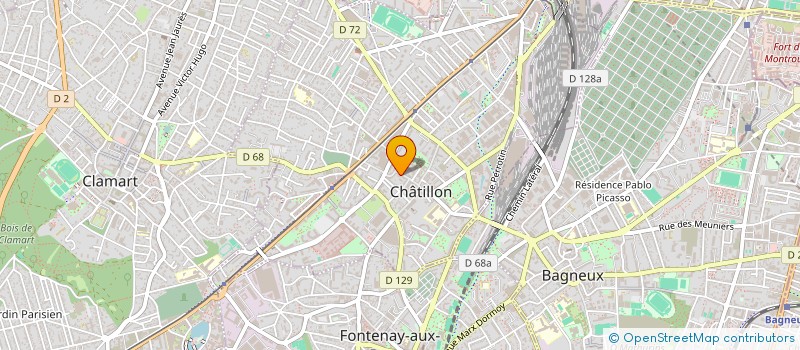 localisation de l'entreprise MADAME MANON DAVID à CHATILLON