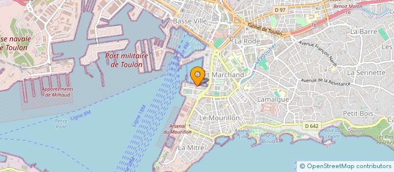 localisation de l'entreprise MADAME MANON DAVID MULLER  TOULON