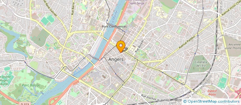 localisation de l'entreprise MADAME MANON DE COYE DE CASTELET  ANGERS