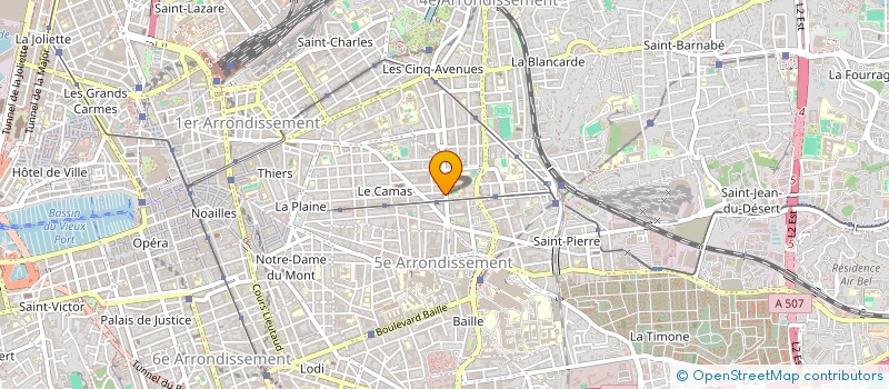 localisation de l'entreprise MADAME MANON DE LA HARPE à MARSEILLE