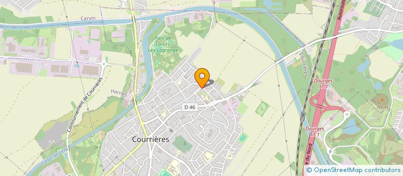 localisation de l'entreprise MADAME MANON DEBERGH  COURRIERES